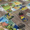 Vintage Travel Postcard Magazine Print Fabric – Dolce Vita Retro Global Travel Motifs Pin Up Girl - Crafts & Home Décor – Key West, Italy, Portofino, California - 280cm extra wide - Image 4