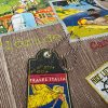 Vintage Travel Postcard Magazine Print Fabric – Dolce Vita Retro Global Travel Motifs Pin Up Girl - Crafts & Home Décor – Key West, Italy, Portofino, California, 140cm Wide - Image 3