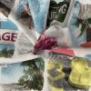 Summer Beach Fabric Ice Cream Travel Holiday Polaroid Images Memories Curtain Upholstery Cotton Material - 110"/280cm Wide - Image 6