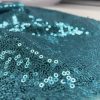 3mm Mini Sequins Fabric Material - 1 way stretch - 130cm or 51" wide - Sparkling Paillettes - Aqua - Image 3