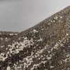 3mm Mini Sequins Fabric Material - 1 way stretch - 130cm or 51" wide - Sparkling Paillettes - Champagne - Image 4
