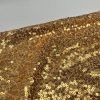 3mm Mini Sequins Fabric Material - 1 way stretch - 130cm or 51" wide - Sparkling Paillettes - Gold