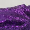 3mm Mini Sequins Fabric Material - 1 way stretch - 120cm or 47" wide - Sparkling Paillettes - Purple - Image 5