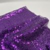 3mm Mini Sequins Fabric Material - 1 way stretch - 120cm or 47" wide - Sparkling Paillettes - Purple - Image 4