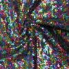 3mm Mini Sequins Fabric Stretch Material Sparkling Paillettes - 130cm or 51" wide - Rainbow - Image 7