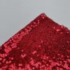 3mm Mini Sequins Fabric Material - 1 way stretch - 130cm or 51" wide - Sparkling Paillettes - Red - Image 2