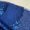 3mm Mini Sequins Fabric Material Stretch Mesh- 130cm or 51" wide - Sparkling Paillettes - Royal Blue Sequin - Image 4