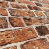 RED BRICK WALL Designer Curtain Upholstery cotton fabric material - 140cm wide - Red Bricks Print Canvas - Image 8