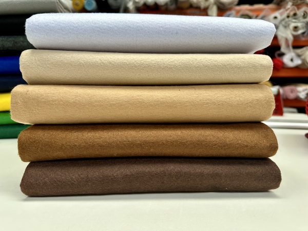 BROWN Felt Fabric Material Craft Plain Colours Polyester - 102cm wide - Image 2
