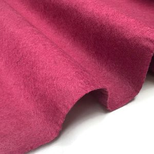 WINE RED Felt Fabric Material Craft Plain Colours Polyester - 102cm wide