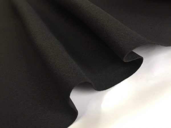 Felt Fabric Material Craft Plain Colours Polyester 102cm Wide BLACK
