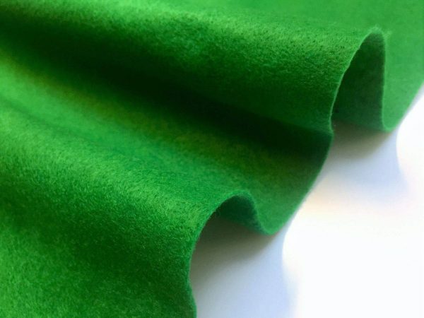 Felt Fabric Material Craft Plain Colours Polyester 102cm Wide LIGHT GREEN