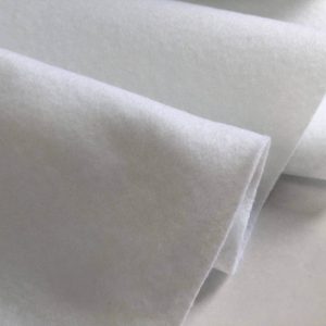 Felt Fabric Material Craft Plain Colours Polyester 102cm Wide WHITE