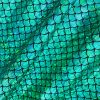 Mermaid Scale Fabric Fish Tale Foil Iridescent Stretch Spandex Material - 150cm wide red, silver, green, blue, gold, black, pink, rainbow - Image 14