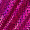 Mermaid Scale Fabric Fish Tale Foil Iridescent Stretch Spandex Material - 150cm wide red, silver, green, blue, gold, black, pink, rainbow - Image 18