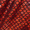 Mermaid Scale Fabric Fish Tale Foil Iridescent Stretch Spandex Material - 150cm wide red, silver, green, blue, gold, black, pink, rainbow - Image 23