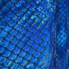 Mermaid Scale Fabric Fish Tale Foil Iridescent Stretch Spandex Material - 150cm wide red, silver, green, blue, gold, black, pink, rainbow - Image 25