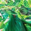 Palm Leaves 3 Tropical Leaf Print Cotton Fabric for Curtain Upholstery Material / digital print fabric / 140cm wide
