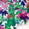 Tropical Flower Orchid  Fabric Curtain Upholstery Cotton Material / digital print fabric / 140cm  55" wide