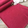 12'' wide Rustic Burlap Jute Runners For Events, Weddings, Home - Jute Hessian Table Runner - BURGUNDY RED Runner