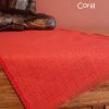 12'' wide Rustic Burlap Jute Runners For Events, Weddings, Home - Jute Hessian Table Runner - Salmon Pink, Pink, Red, Coral, Burgundy Jute