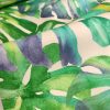 TROPICAL LEAVES 2 Palm Leaf Fabric Curtain Upholstery Cotton Material - 280cm Extra Wide