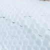18mm Large Sequins Fabric Glitter Material, 2 way stretch / 130cm wide / Sparkling WHITE Sequin