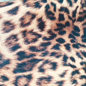 Leopard Print Cotton Fabric for Curtains Upholstery / panther animal fur digital print material / 110" extra wide