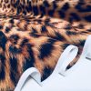 Leopard Print Cotton Fabric for Curtains Upholstery / panther animal fur digital print material / 110" extra wide