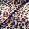 Leopard Print Cotton Fabric for Curtains Upholstery / panther animal fur digital print material / 55" wide