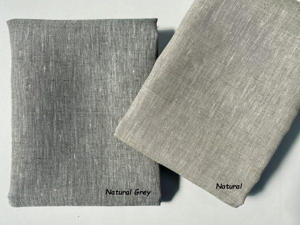 Pure Plain Soft 100% Linen Fabric Material Lightweight Linens for home decor, bedding, clothes, curtains - 140cm wide - Image 7