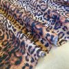 PANTHER LEOPARD Print Cotton Fabric Material - animal print canvas for curtains, upholstery, dress - 55" or 140cm wide
