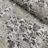 Antique Vintage Damask Print Fabric Baroque Material for Curtains Upholstery Dressmaking - 55'' (140cm) wide - BROWN & Cream Canvas