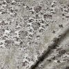 Antique Vintage Damask Print Fabric Baroque Material for Curtains Upholstery Dressmaking - 55'' (140cm) wide - BROWN & Cream Canvas - Image 2