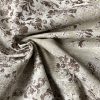 Antique Vintage Damask Print Fabric Baroque Material for Curtains Upholstery Dressmaking - 55'' (140cm) wide - BROWN & Cream Canvas - Image 5