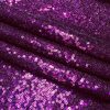 3mm Sequin Fabric - Sparkling Purple Sequins Glitter Pailettes - Wedding Decor Fish Scales Mermaid Tail - 47''/ 120cm wide