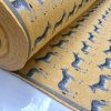 MUSTARD ZEBRA Jacquard Cotton Fabric Upholstery Material animal cloth- 55''/ 140cm wide
