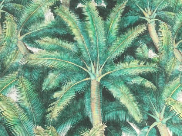 PALMS Palm Fronds Leaf Tree Fabric Tropical Leaves Material for Curtains, Upholstery, Home Decor - digital print fabric - 136cm (54'') wide