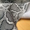 GREY Snake Skin Fabric Snakeskin Animal Print Cotton Material DIGITAL - curtains, decor, dress, furnishing - 55"/140cm wide