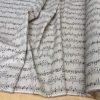Small Musical Notes Cotton Fabric Music Note Print Material - Home Decor Curtains Upholstery - 140cm (55") wide - Black & Cream Canvas