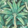 PALMS Palm Fronds Leaf Tree Fabric Tropical Leaves Material for Curtains, Upholstery, Home Decor - digital print fabric - 275cm (108'') wide