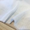 100% Cotton Gauze MUSLIN Fabric Voile Curtains Fine Cheese Cloth - Linen Look, Event Decoration, Wedding Textile - 245cm extra wide - WHITE