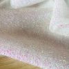 Lurex Metallic Tinsel Fabric Material Stretch - 59"/150cm Wide - Sparkling Metallic Shimmer Color - Iridescent Pink
