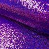 3mm Sequin Fabric material - Sparkling Glitter Hologram Sequins  - 47''/ 120cm wide - IRIDESCENT PURPLE Paillettes