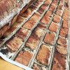BRICK WALL Effect Cotton Fabric - Red Bricks Stone Wall Print Cloth Material - Harry Potter 9 3/4 Platform Backdrop - 280cm extra wide