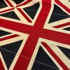 Union Jack Flag Retro Linen Look Heavy Jacquard Gobelin Upholstery Cotton Bag Cushion Panel Fabric UK Banner -70cm x 48cm