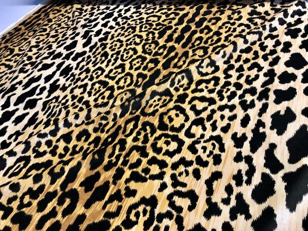 Leopard Print Cotton Velvet Fabric, Braemore Jamil Natural Home Decor Textile, Upholstery Animal Skin Cheetah Fur Material - 140cm wide, Sold By the Yard - Image 3