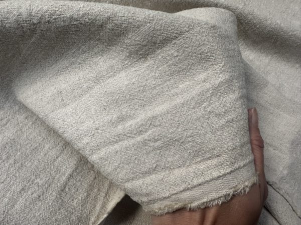 Natural Stone Washed Pure Plain Linen Fabric Material - 100% Linens Home Decor Bedding Clothes Curtains - 55" 140cm Wide