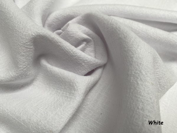 Stone Washed Pure Plain Linen Fabric Material - 100% Linens home decor bedding clothes curtains - 140cm wide - Image 10