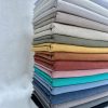 Sand Stone Washed Pure Plain Linen Fabric Material - 100% Linens Home Decor Bedding Clothes Curtains - 55" 140cm Wide - Image 4